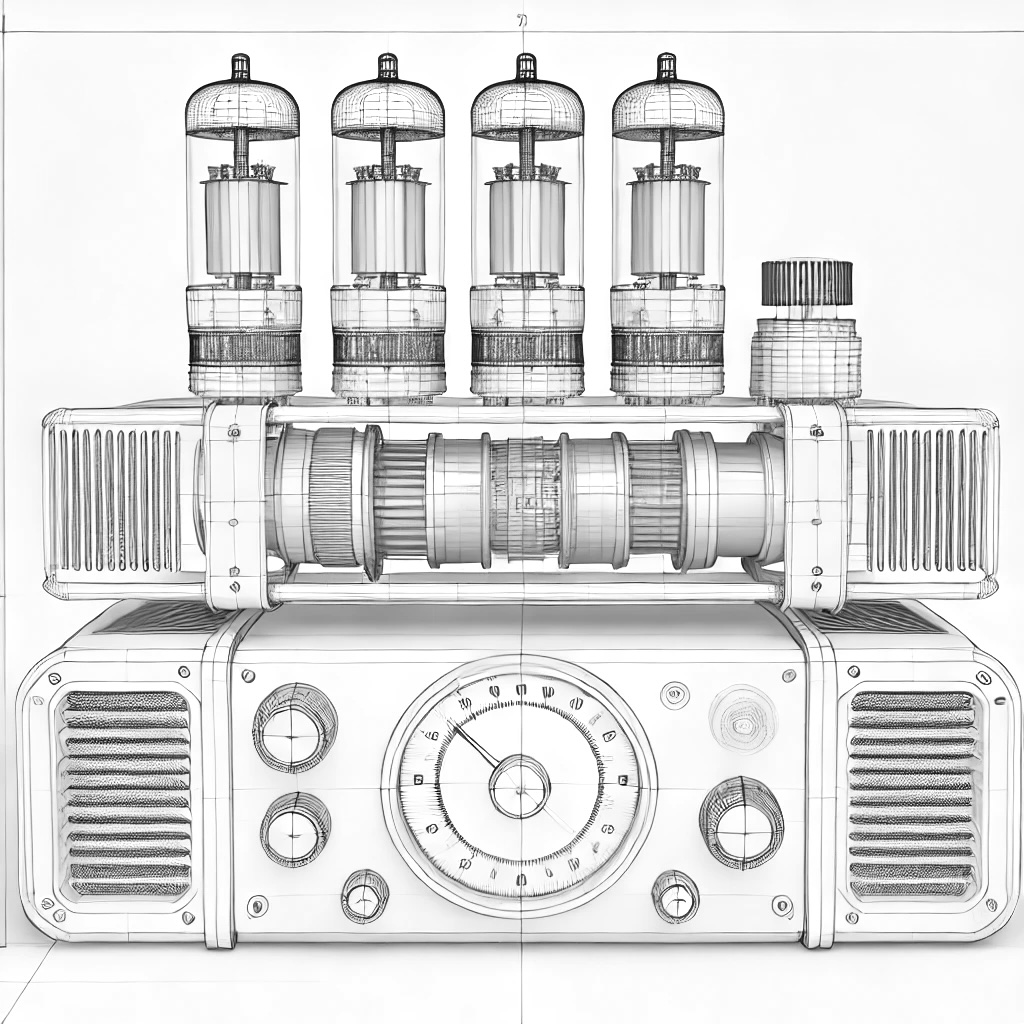 Radio CAD Rendering